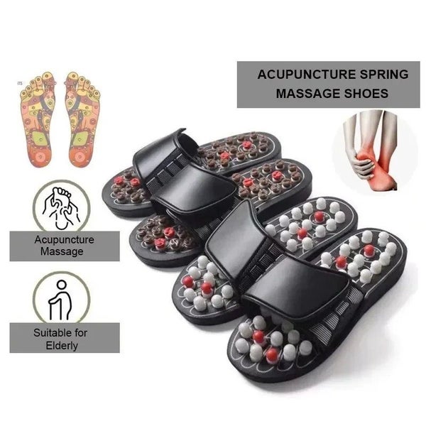 Acupoint Massage Slippers – Rotating Foot Massager Flip Flops Carousel 8