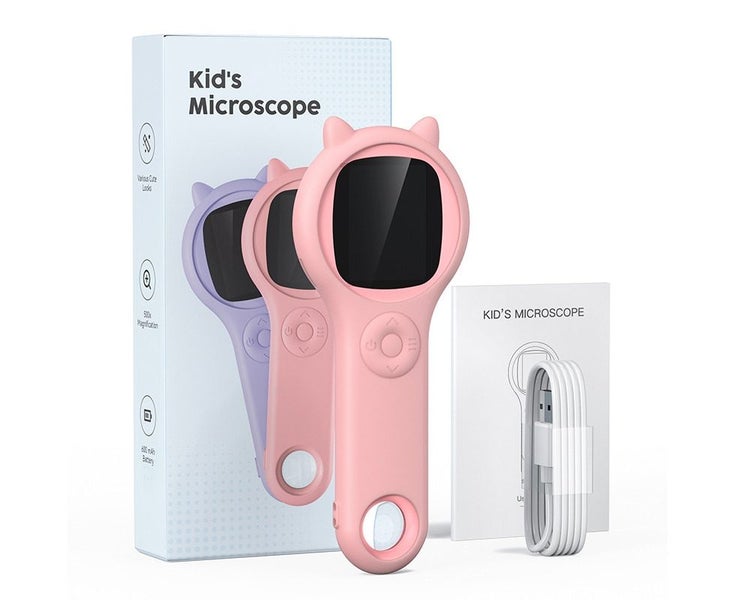 Microscope for Kids - Portable Handheld Magnifying Glass for Kids - Mi Carousel 1