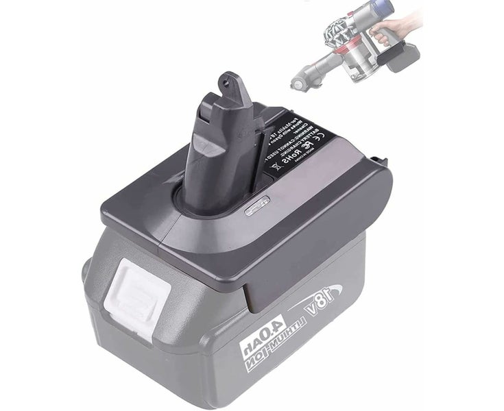 Upgraded 3-in-1 V6/V7/V8 Adapter for Makita 18V Lithium Battery Conver Carousel 1