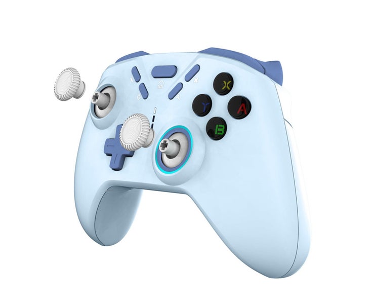 Wireless Joystick High Sensitivity 3D Joystick Six-axis Gyroscope Dual Carousel 2