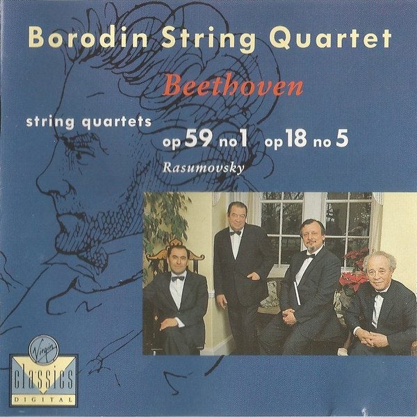 Beethoven, Borodin String Quartet – String Quartets Op.18 No.5 / Op.59 No.1 Carousel 1