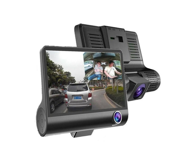 Full HD Front Rear & Interior Three Lens Car Dashboard Camera Dash Camera Carousel 1