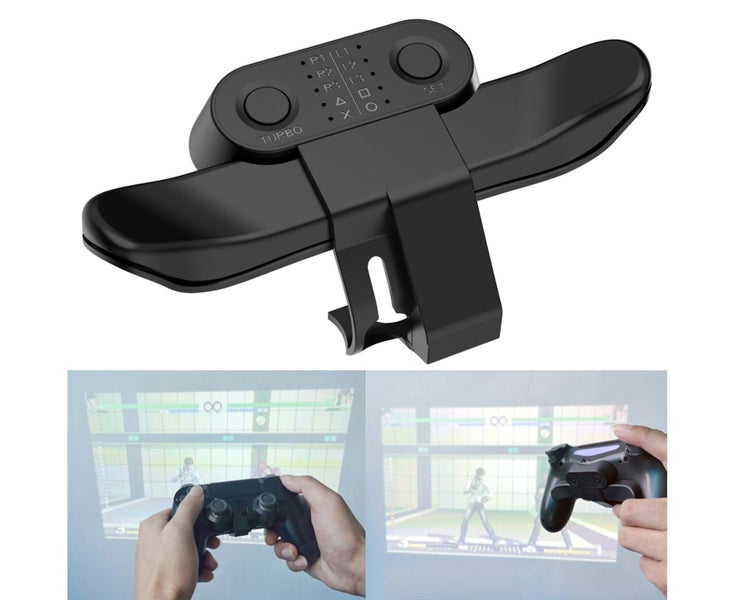 Gamepad Back Button Clip Extender Joystick Turbo Key Adapter for PS4 C Carousel 1