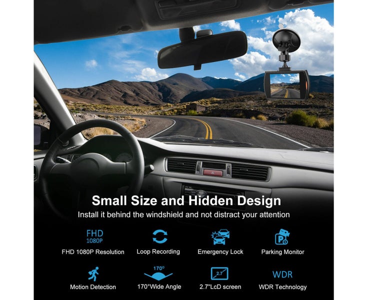Dash Camera 1080P Dash Cam Car DVR Driving Video Recorder Camcorder Carousel 2