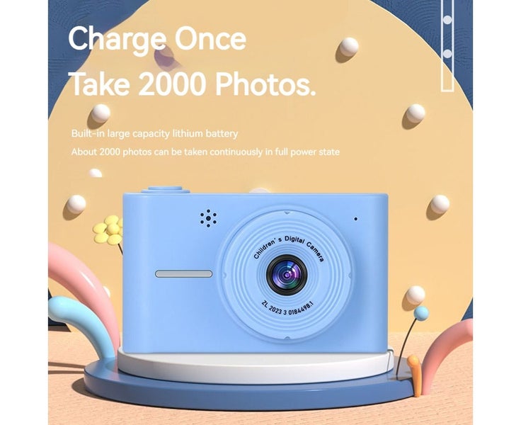 1080P Digital Camera Kids Camera 20MP Children Camera Kids Selfie Came Carousel 8