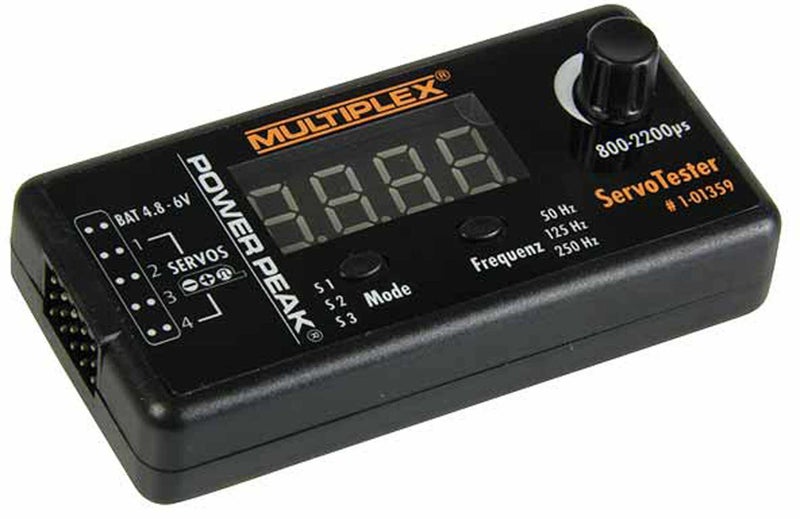 Multiplex Power Peak Servo Tester (Analog or Digital) Carousel 1