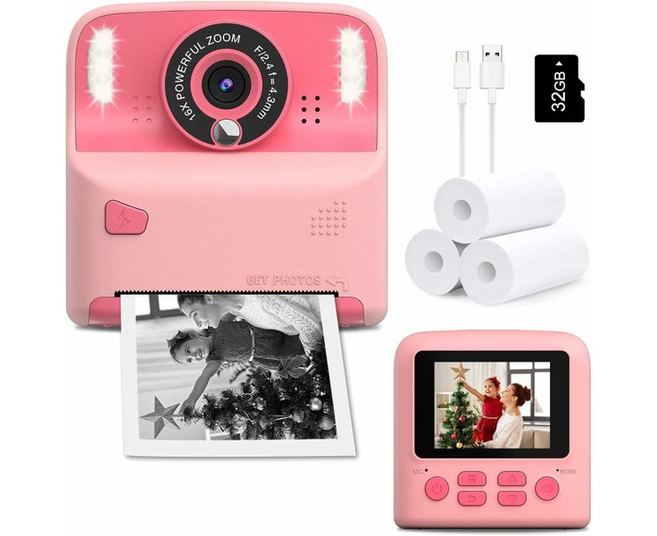 Instant Print Camera for Kids Christmas Birthday Girls Boys Age 3-12 K Carousel 1
