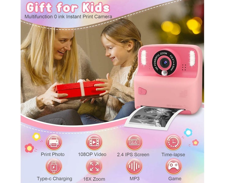 Instant Print Camera for Kids Christmas Birthday Girls Boys Age 3-12 K Carousel 2