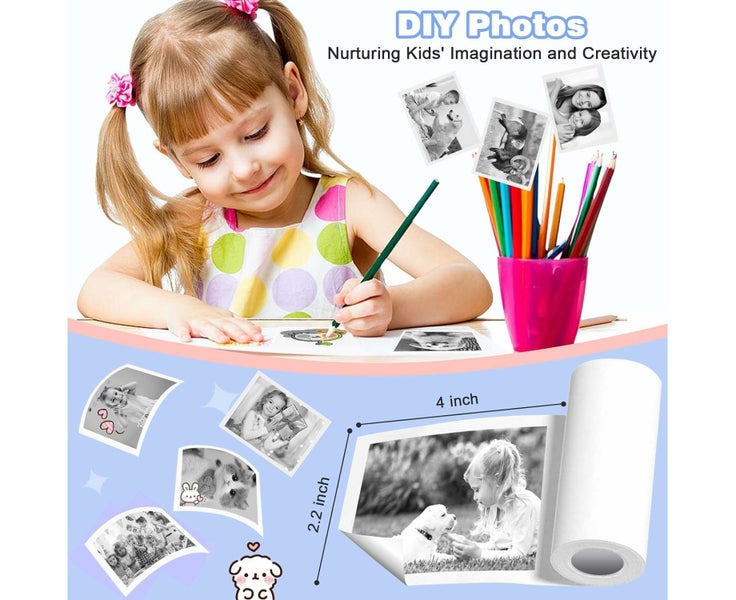 Instant Print Camera for Kids Christmas Birthday Girls Boys Age 3-12 K Carousel 7