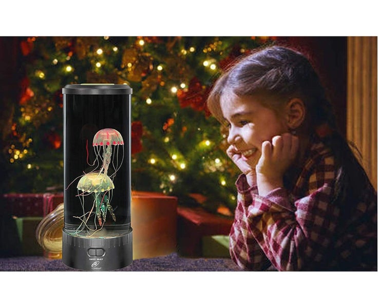 LED Jellyfish Lamp Round with Vibrant 5 Color Changing Light Effects. The Ult Carousel 2