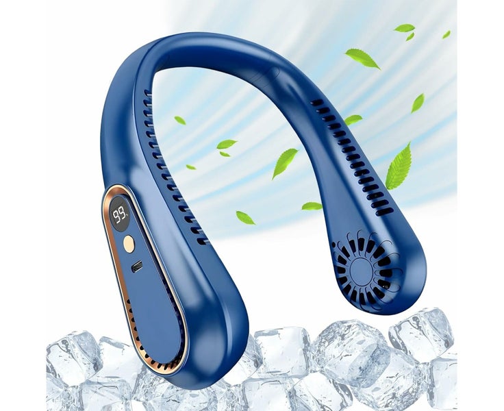 Portable Neck Fan, USB Rechargeable Personal Fan, Neck Fans that Blow Carousel 1