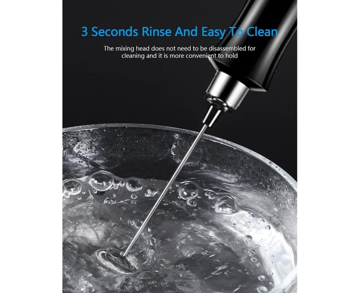 Milk Frother Handheld Electric Foam Maker USB Rechargeable Coffee Frot Carousel 7