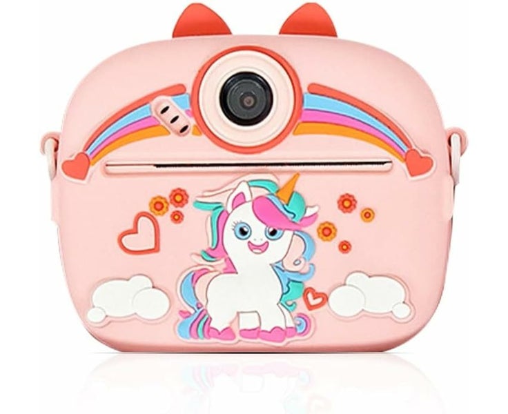 2.4' Kids 1080P Camera Instant Print, with Silicone Cover,48MP Kids Di Carousel 1