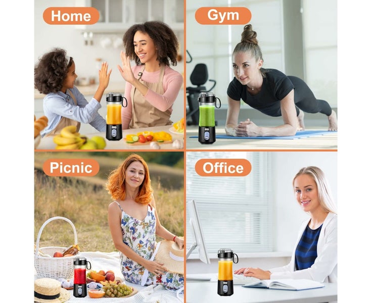 13.5Oz Portable Blender for Shakes and Smoothies - USB Rechargeable wi Carousel 6