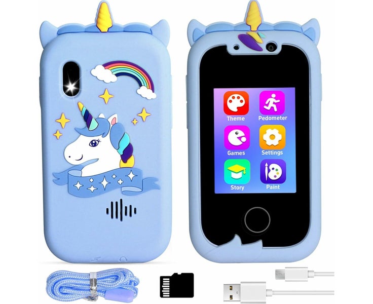 Kids Smart Phone,Unicorn Toys Phone with MP3 Music Player,Kids Toy Sma Carousel 1