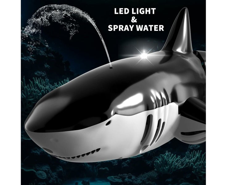 2.4Ghz Remote Control Shark Toys for Boys Kids, 1:18 Scale High Simula Carousel 2