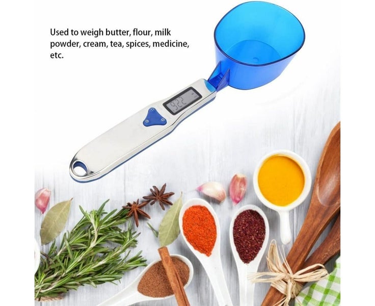 Spoon Scale, 500g/0.1g LCD Display Digital Food Kitchen Spoon Scale Co Carousel 6