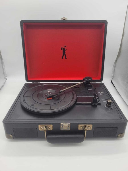 Flea Market Suitcase Turntable Player (Black) Carousel 1