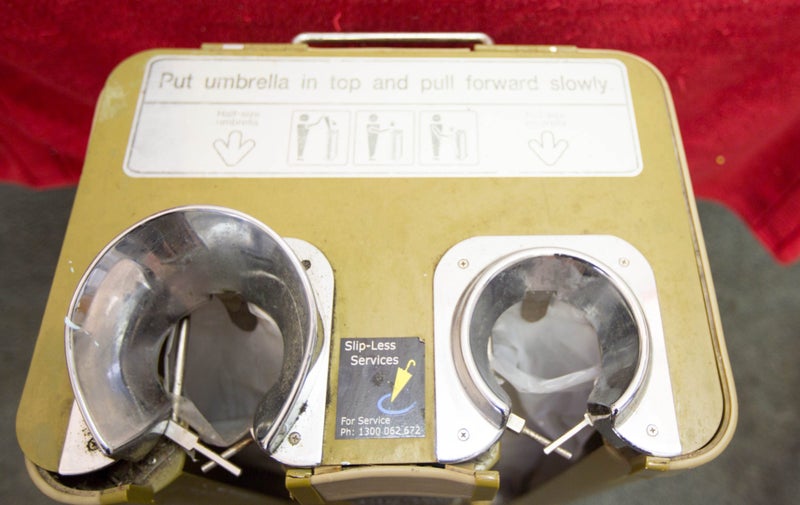 Vintage - Wet Umbrella Bagging Station - By Slipless Carousel 2