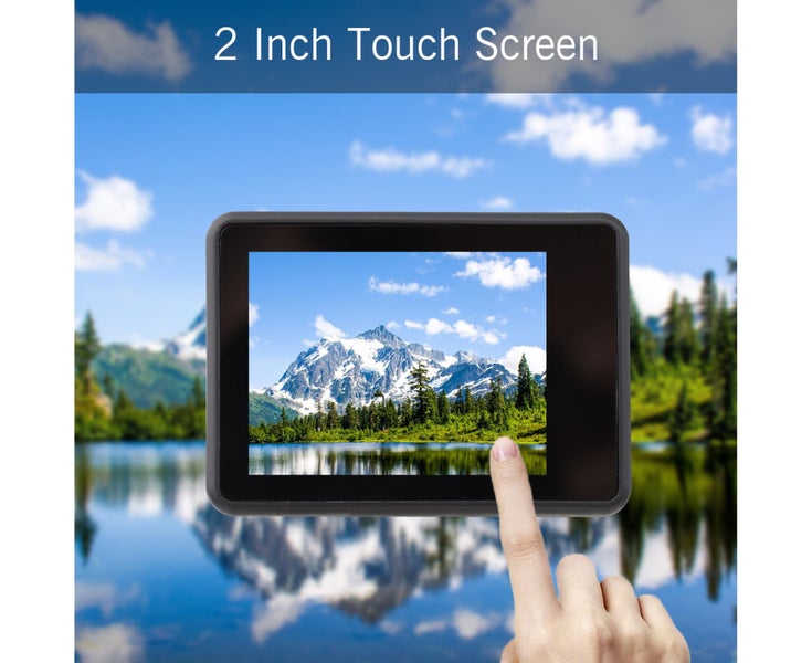 4K60FPS Ultra High Definition WiFi Action Camera Dual Screen 170?a Wide Carousel 2
