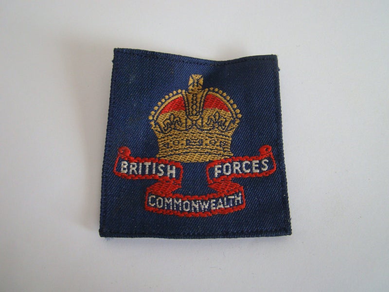 N.Z Used J Force (Japan 1946- 48) British Commonwealth Forces cloth Badge Carousel 1