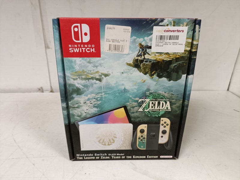 NINTENDO OLED - LEGEND OF ZELDA MODEL SWITCH CONSOLE #B18187336-1 Carousel 1