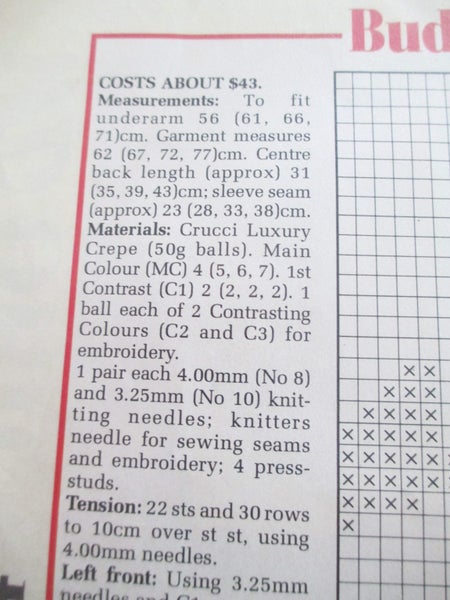 Girls Budding Beauty Knitting Pattern Women's Day Sizes 2 to 8yrs Carousel 2