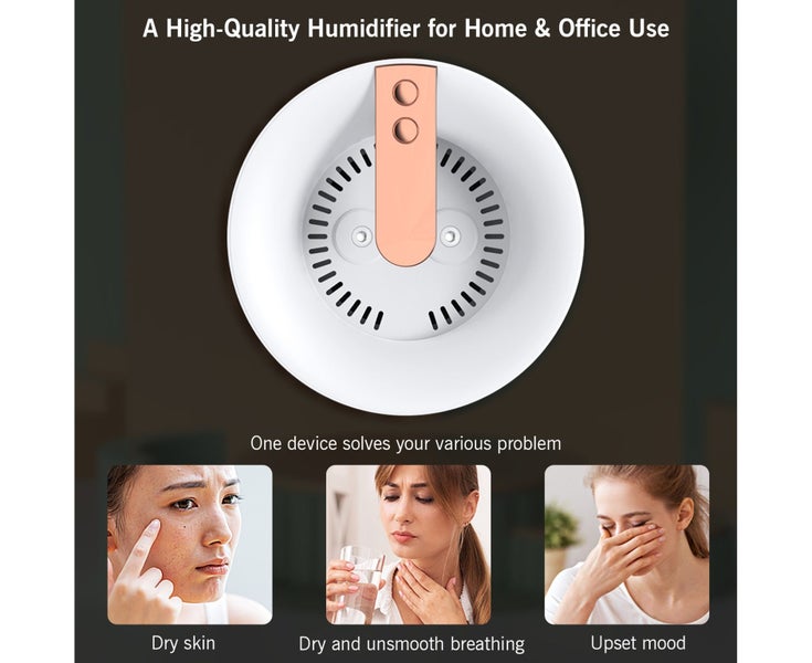 3L Large Capacity Air Humidifier Cool Mist Humidifiers Air Vaporizer w Carousel 2