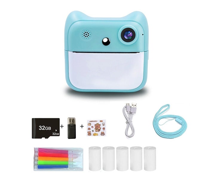 Kids Instant Print Camera 2400W High-Clear Digital Camera with 2.4IPS Carousel 1