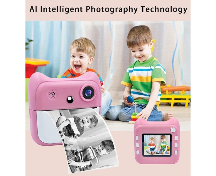 Kids Instant Print Camera 2400W High-Clear Digital Camera with 2.4IPS Carousel 6