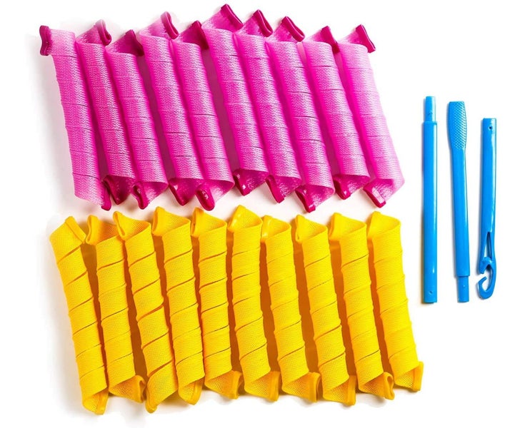 20pcs Magic Hair Curlers Spiral Hair Curlers No Heat Hair Curlers Roll Carousel 1