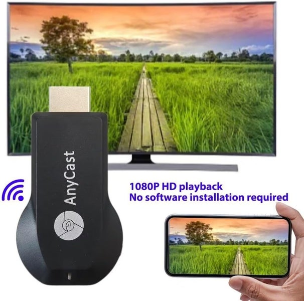 Wireless HDMI Dongle, Screen Mirroring, Chromecast Alternative, Anycast Miracast Carousel 2