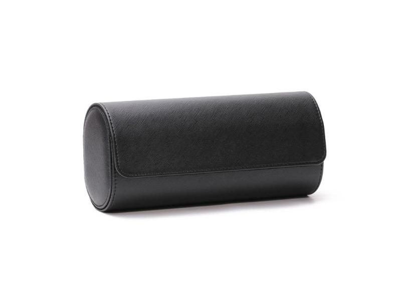 3 Slots Watch Roll Travel Case Chic Portable Vintage Leather Display Watch Carousel 1