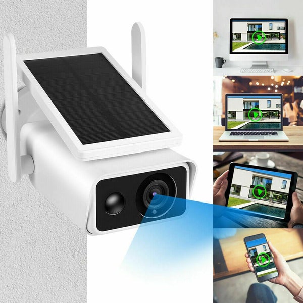 1080P Solar Powered Energy Security Camera Wireless WiFi IP Home HD CCTV Outdoor Carousel 8