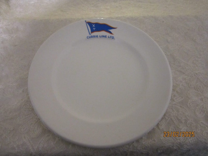 Vintage Ships Plate "Currie Line" Carousel 2