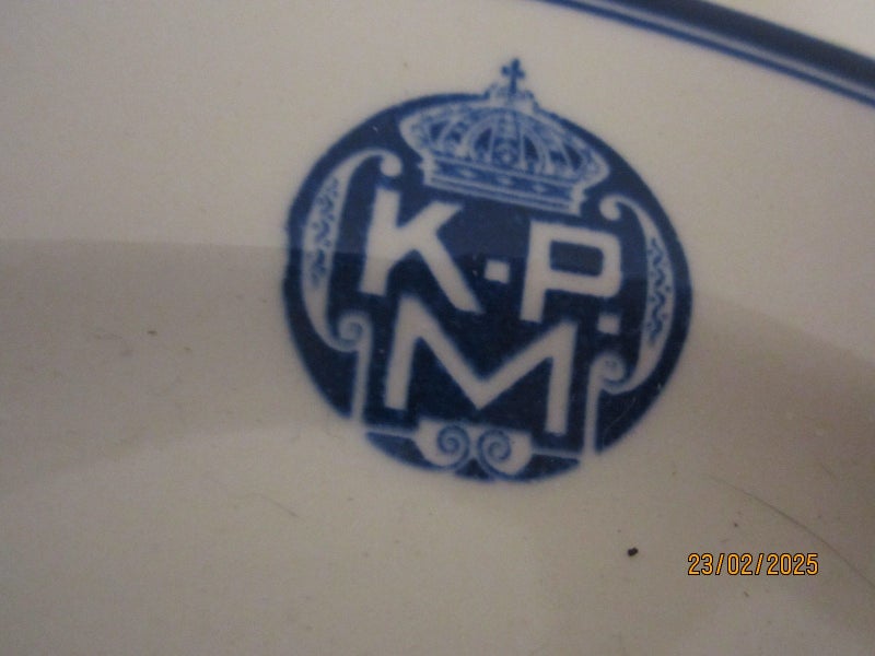 Vintage Ship's Plate.KPM Carousel 2