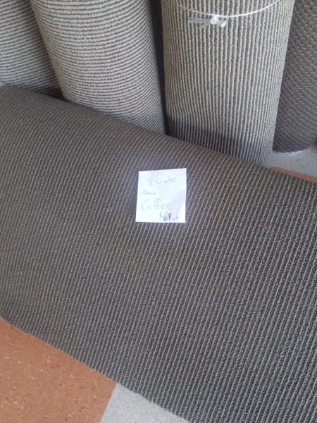 Coffee Colour Sizal look Carpet Carousel 1