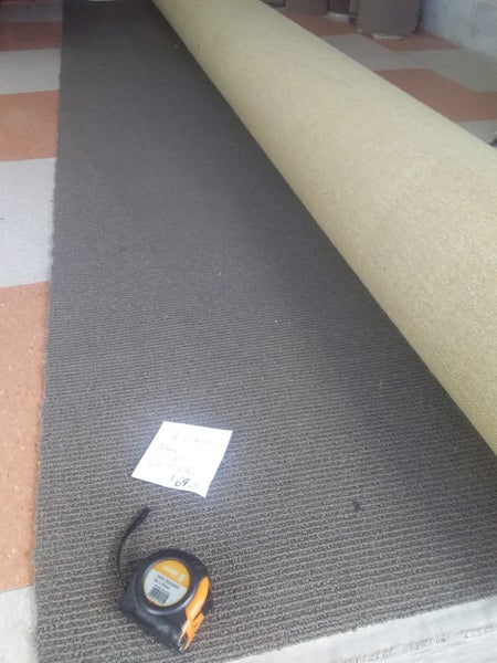 Coffee Colour Sizal look Carpet Carousel 2