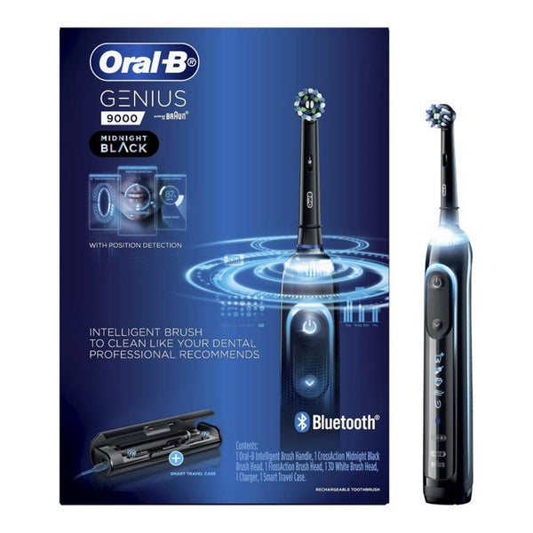Oral-B Genius 9000 Electric Toothbrush with 3 Heads & Travel Case Carousel 1
