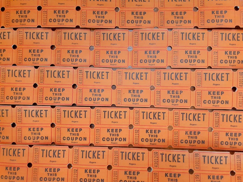 Authentic Vintage Double Orange Tickets – Awesome for Junk Journals Carousel 1