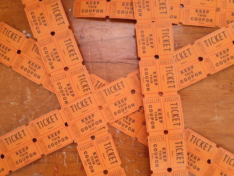 Authentic Vintage Double Orange Tickets – Awesome for Junk Journals Carousel 3