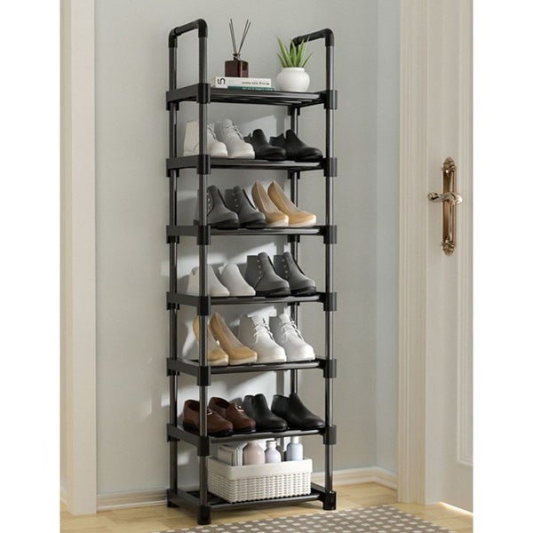 7 Tiers Tall Shoe Rack Storage Shelf Carousel 1