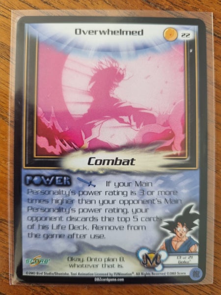 Overwhelmed #22 Kid Buu Saga - 1-Star (NM) Limited Carousel 1