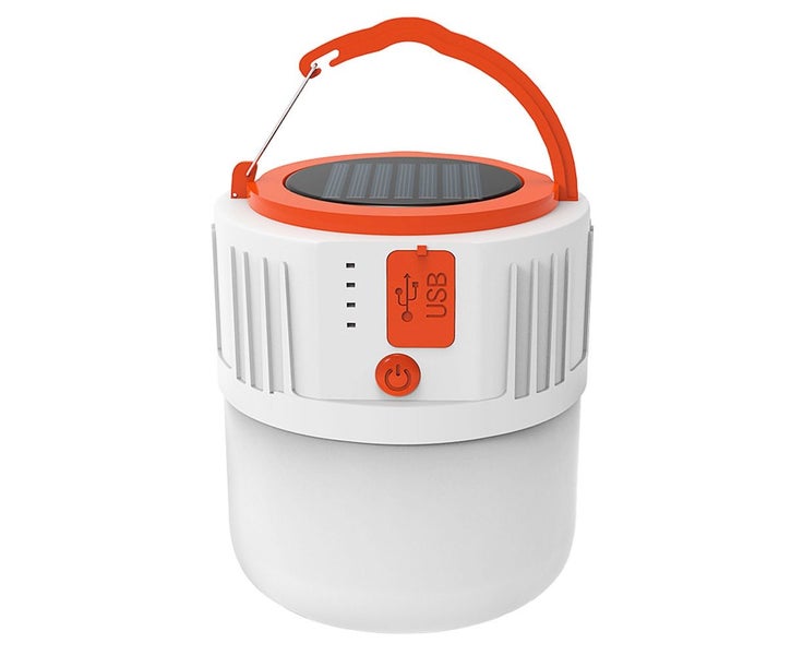 Multifunctional USB rechargeable Camping Lantern Portable Solar Panel Carousel 1