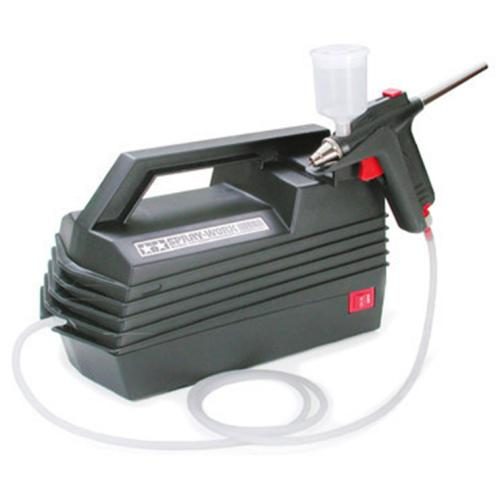 Tamiya Airbrush System Series No.20 - Spray Work Basic Air Compressor with Carousel 1