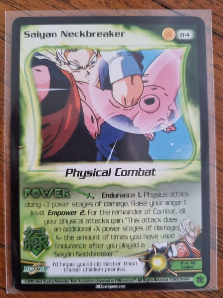 Saiyan Neckbreaker #84 Fusion Saga - 3-Star (NM) Limited Carousel 1
