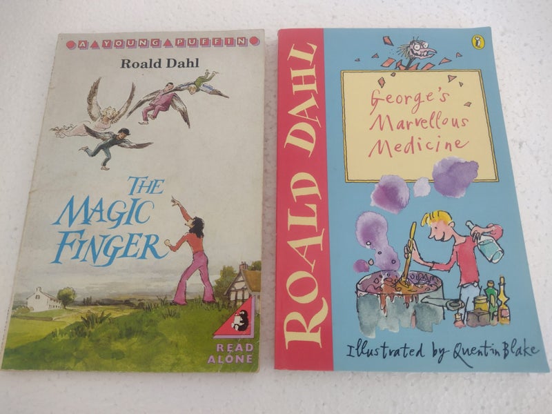 The Magic Finger; George's Marvellous Medicine, by Roald Dahl *Puffin* Carousel 1
