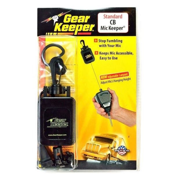 GEARKEEPER RT4-4112 Standard Duty CB Microphone Keeper Black Carousel 1