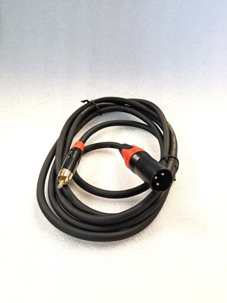 2m Male XLR to RCA male Cable (CB-99-2m) Carousel 1