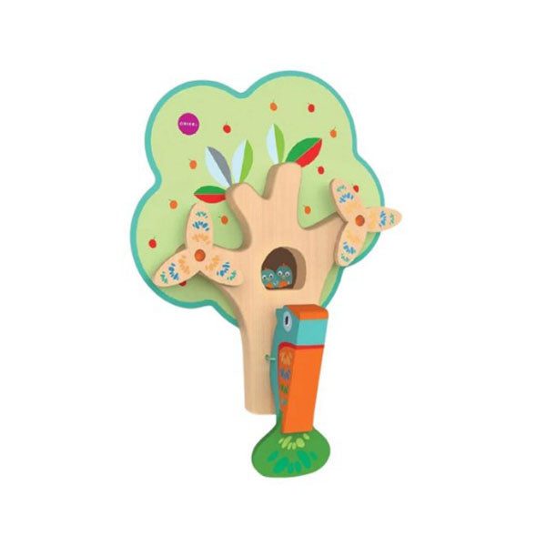 Oribel Vertiplay Wall Toy Busy Woodpecker Knocker Carousel 1